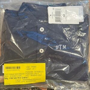 Ralph Lauren Dark Blue Baby Polo Coverall